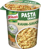 Knorr Pasta-Snack Nudeln in Rahm-Sauce 69 g Becher